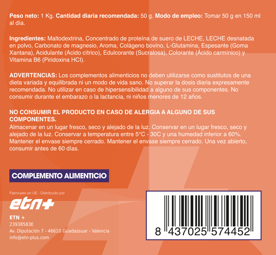 Recovery Fuel - Fresa (1 kg)