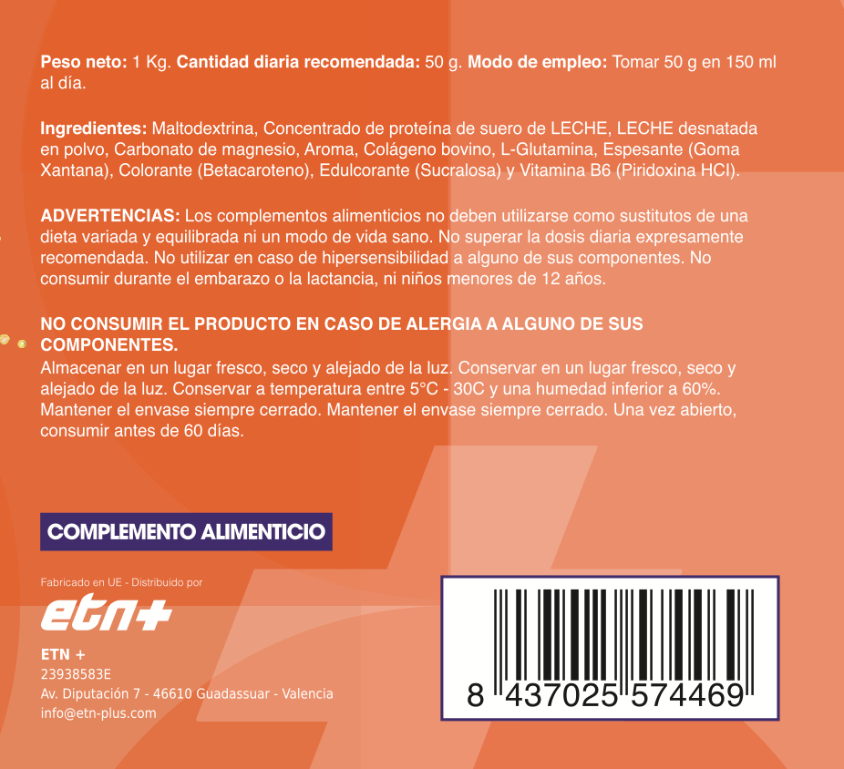 Recovery Fuel - Vainilla (1 kg)