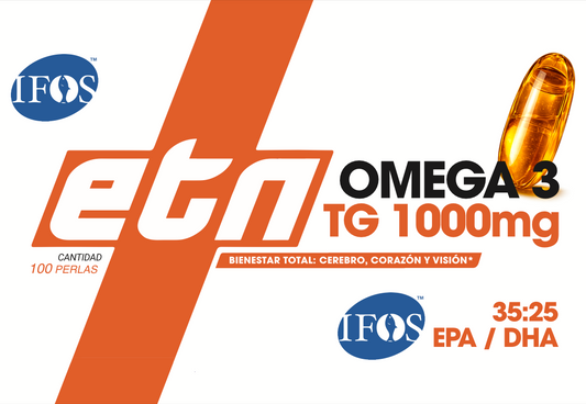 Omega 3 TG 1000mg IFOS™ ETN+ | 100 Perlas