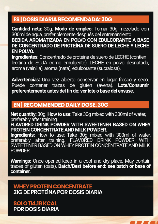 Monodosis Whey Pro Vainilla 30g