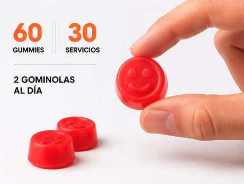 Creatina Gummies | Sabor Fresa (60 gummies) - Sin Azúcar