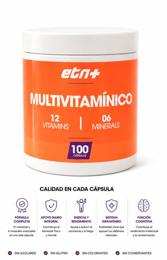 Multivitamínico ETN+ | 100 Cápsulas