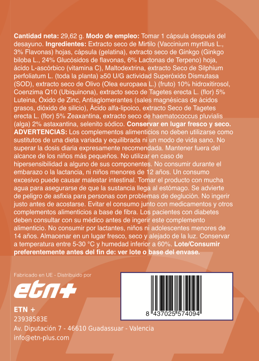 Vista Plus (60 cápsulas)