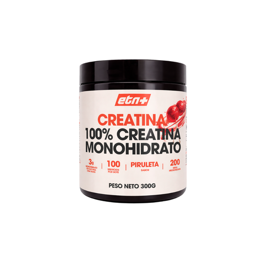 Creatina Monohidrato 200 Mesh Sabor Piruleta ETN+ | 300g