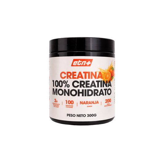 Creatina Monohidrato 200 Mesh Sabor Naranja ETN+ | 300g