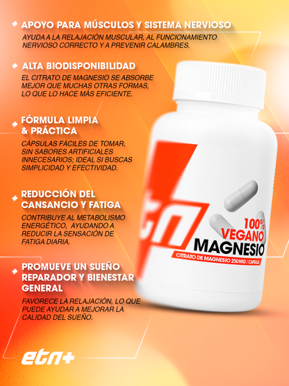 Magnesio (30 o 60 cápsulas)