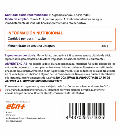 Creatina Sabor Sandía (300g)