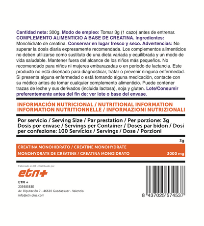 Creatina Neutra MESH200 (300g)