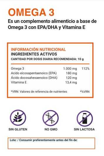 Omega 3 (180 cápsulas)