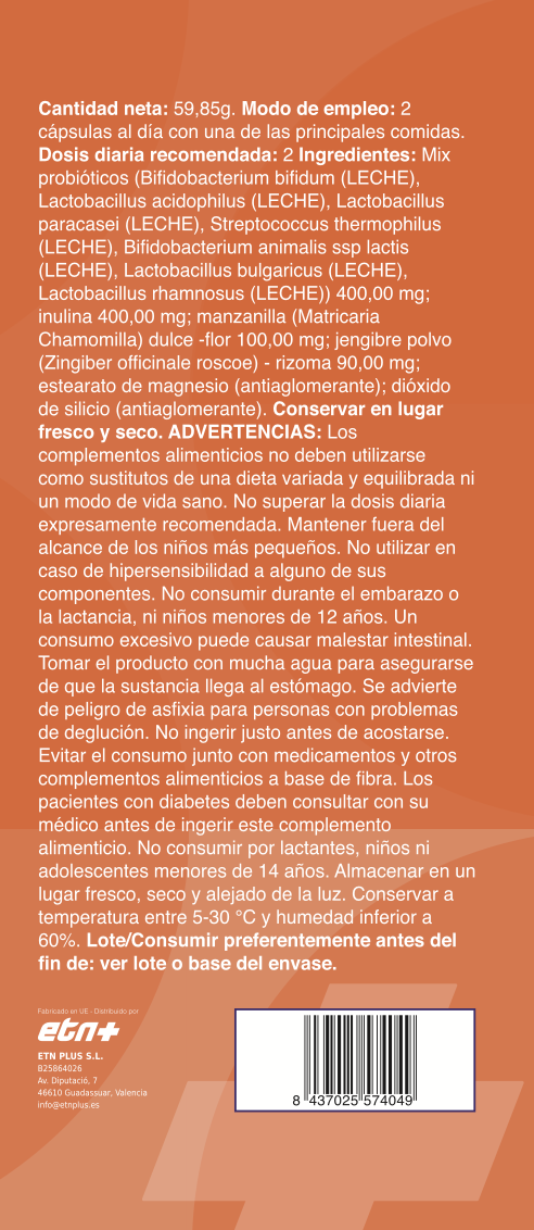 ProbioPlus | Mejora tu Digestión y Absorción (90 cápsulas)