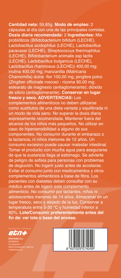 ProbioPlus | Mejora tu Digestión y Absorción (90 cápsulas)