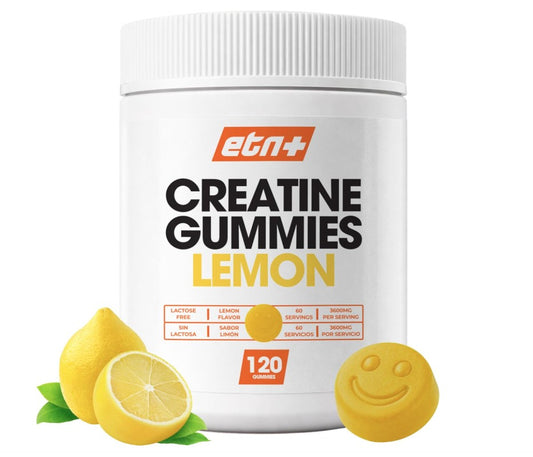 Creatina Gummies | Máximo Rendimiento y Energía Sabor Limon (120 gummies)