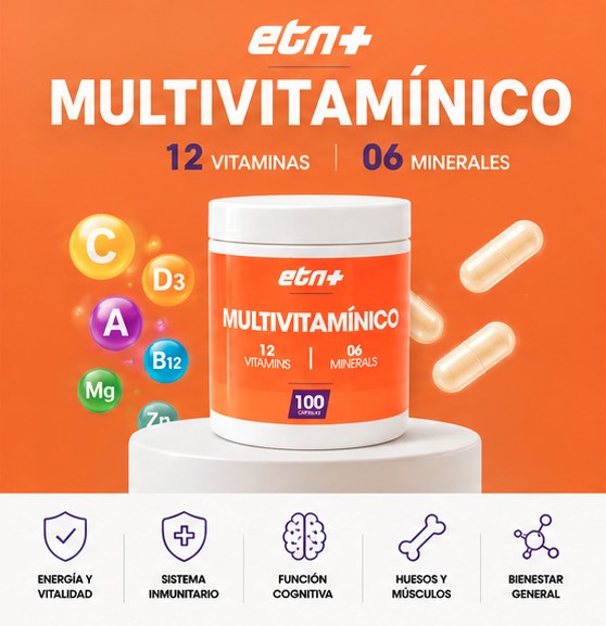 Multivitamínico ETN+ | 100 Cápsulas